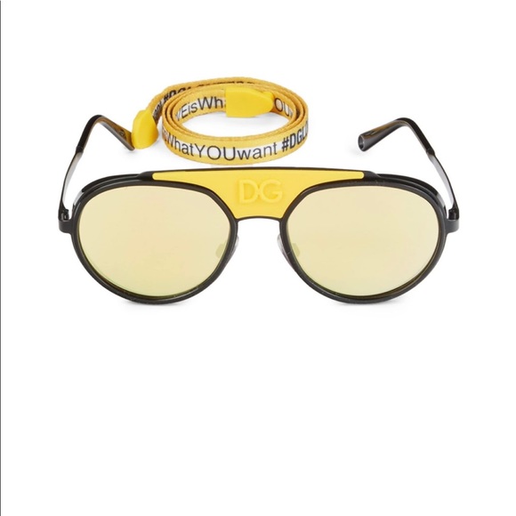 DOLCE&GABBANA Women’s Pilot Sunglasses - Picture 2 of 12